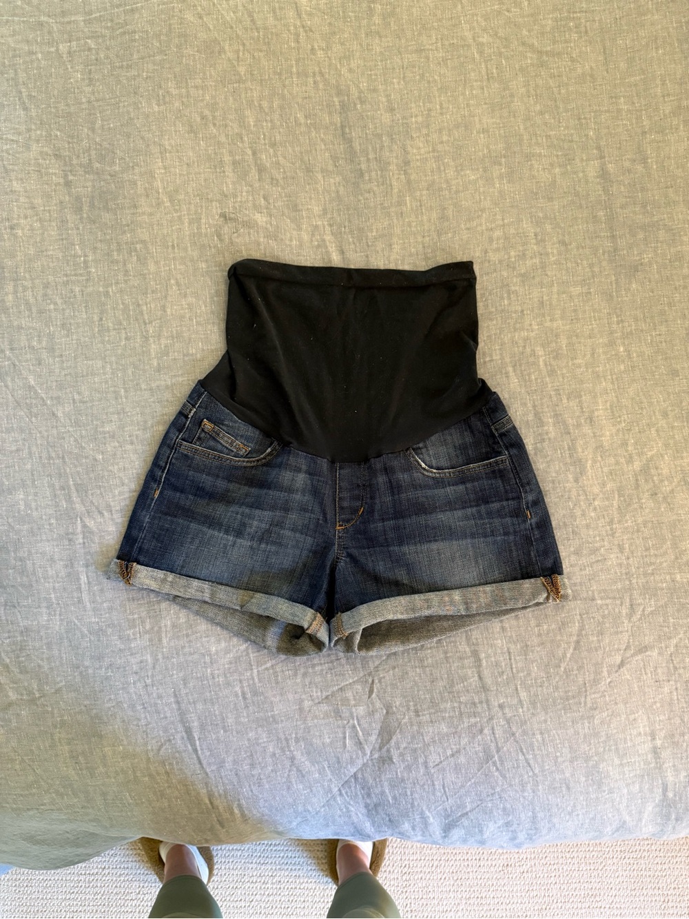 Joe’s Maternity Denim Shorts with Stretch Waistband